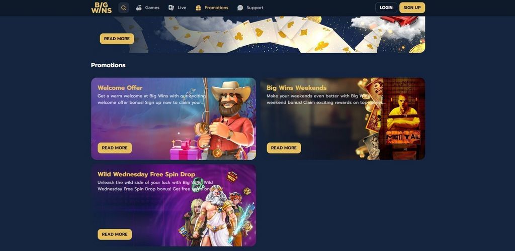 BigWins Gambling enterprise cashback enhances approximately 20%