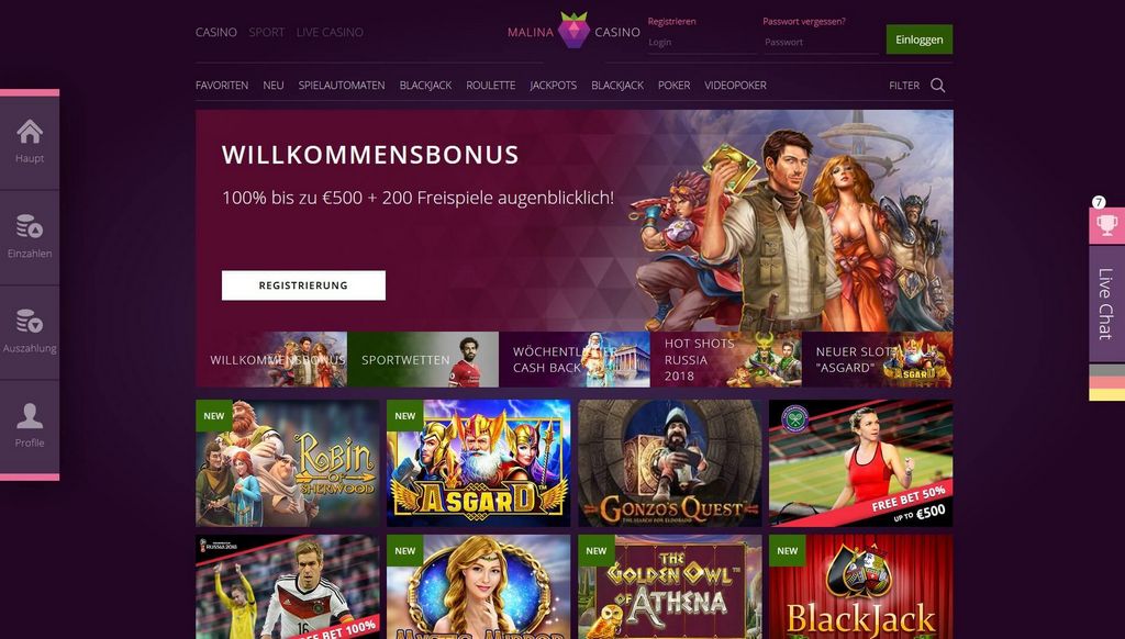 Malina-nettikasinon asiakaspalaute (2026) - Ainutlaatuinen tervetuliaisbonus